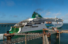 All ferry services between Dublin and Holyhead cancelled today due to Storm Darragh damage