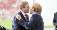Enda lobs the gob on Angela