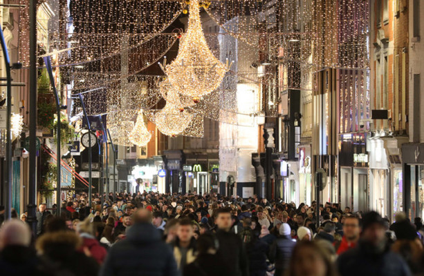 Dublin Retail Sales Down, Hospitality Up Before Christmas