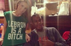 It's T-shirt time: Celtics star impressed by 'Lebron is a bitch' shirt