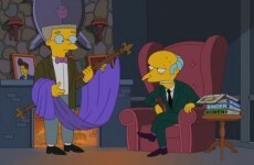 VIDEO: Mr Burns endorses Romney