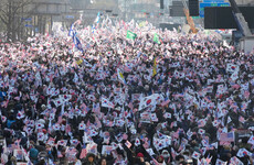 Thousands of South Koreans protest in sub-zero temperatures amid political crisis