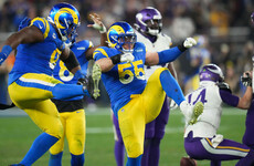 Rams dominate Vikings in NFL playoff game moved because of LA fires
