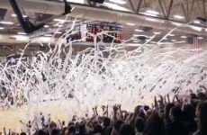 The strangest tradition in college basketball involves fans throwing hundreds of rolls of toilet paper
