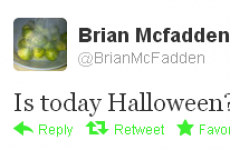 Tweet Sweeper: Brian McFadden is a little bit confused