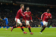 Man United captain Bruno Fernandes scores late winner in 2-1 victory over Rangers