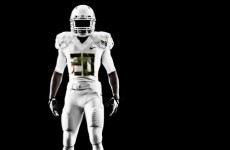 Watching some college ball tonight? Keep an eye out for Oregon's all-white kit