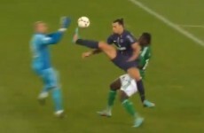 VIDEO: Watch Zlatan's karate kick on the St Etienne goalkeeper