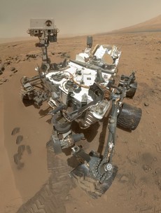 Cheese! Mars Curiosity rover sends back its first high-resolution self-portrait