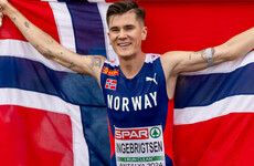 Ingebrigtsen breaks indoor mile world record in France, Ireland's Doyle finishes third