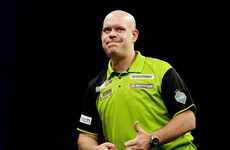 Irish amateur stuns three-time world darts champion Michael Van Gerwen