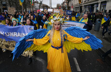 Ukrainians gather in Dublin for third anniversary of Russian invasion