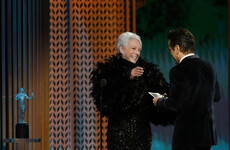 Jamie Lee Curtis presents Colin Farrell with SAG award, saying he "gave" her Covid