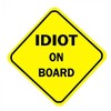 Woman who drove on pavement ordered to wear 'idiot' sign