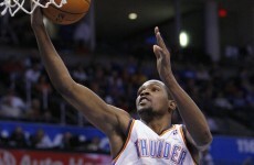 VIDEO: Kevin Durant dunks on 20-year-old Lithuanian in his 4th NBA game