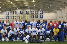 Unity: Colts players shave heads in support of Chuck Pagano
