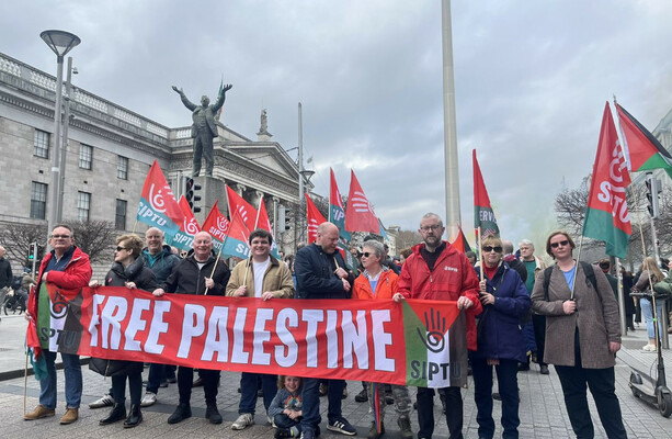 'It is so un-Irish to give up hope': Protesters calling for sanctions on Israel march in Dublin