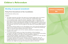 Children’s Referendum website corrected after omitting part of amendment