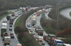 Multiple car collision on M50 northbound