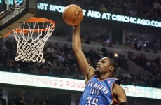 Kevin Durant gets Thunder rolling