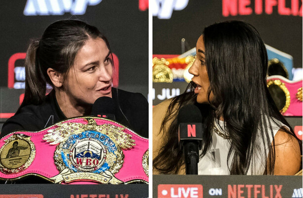 Taylor says 'embarrassing' Serrano should thank her for opportunity of trilogy fight