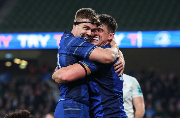 Sheehan runs in hat-trick as Leinster's bench power too much for Ulster