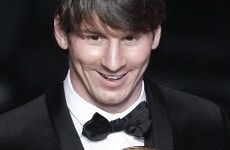 Messi takes Ballon D'Or as Matty Burrows misses out on goal award