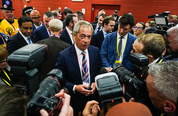 Nigel Farage's Reform party beats Labour by six votes in Runcorn and Helsby