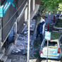 Woman dies after blast near Greek bank