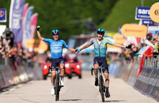 Del Toro clings on to Giro pink jersey on crash-filled day in the Alps
