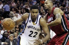 Rudy Gay threw down this massive slam dunk over Chris Bosh last night, after making a fool of Lebron