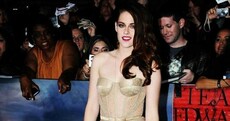 The Dredge: Kristen Stewart flashes her knickers at Breaking Dawn premiere