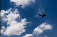 Debunked: Chinese aircraft flying over the pyramids in Egypt were not delivering aid to Gaza