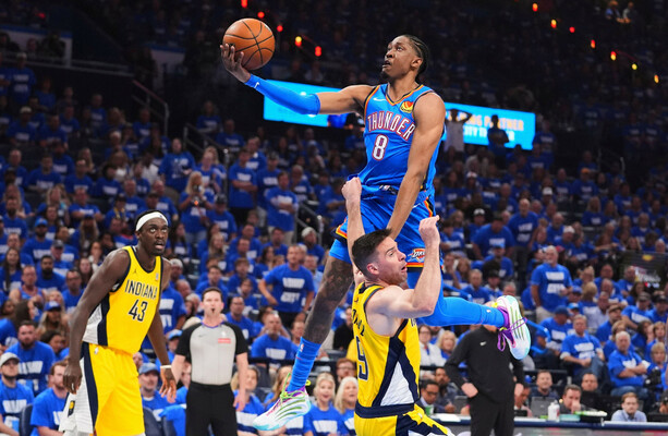 Thunder rumble to 123-107 win over Pacers to level NBA Finals · The 42