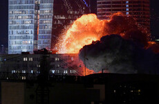 Smoke over Tel Aviv as Iran launches ballistic missiles towards Israel
