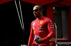 Hamilton given formal warning as difficult Ferrari start continues