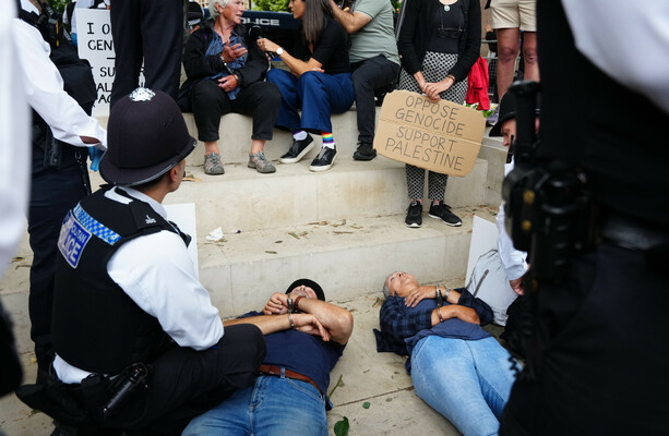 More than 20 arrests at protest in support of banned Palestine Action in the UK