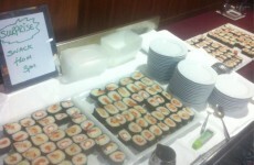 Do they do good sushi in Limerick? Here's your international rugby lunch of the day