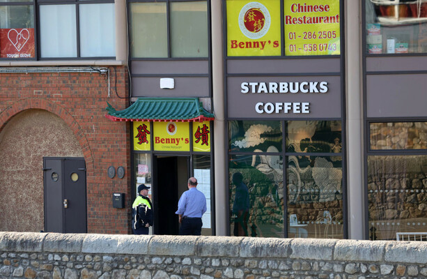 Four people hospitalised after fire at restaurant in Bray