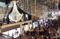 In pictures: Christmas lights turned on on Grafton Street
