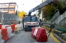 VIDEO: Dodging a runaway truck? No problem for THIS driver