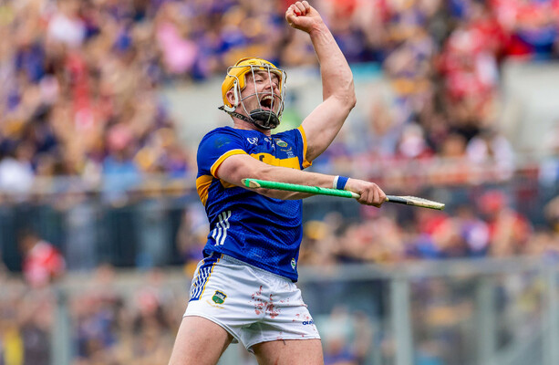 Ronan Maher pays tribute in acceptance speech on steps of the Hogan Stand.