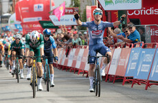 Pogacar on cusp of fourth Tour title as Groves solos to stage 20 win