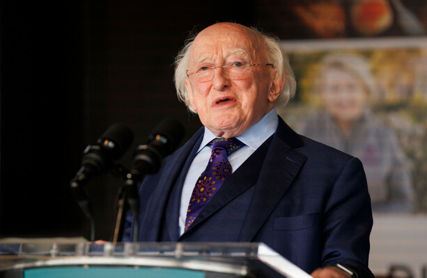 President Higgins backs Mary Robinson’s comments warning governments of ‘complicity’ in genocide