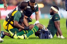 Injured Springboks captain Kolisi out for four weeks