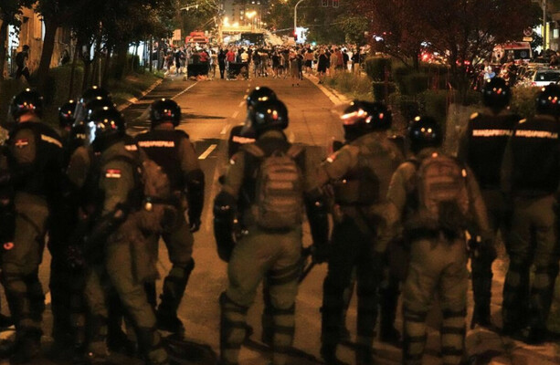 After a week of street violence, what is happening with the major ...
