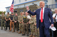 Troops deployed in Washington DC to stay "for a while", Trump says during visit