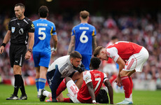 Arsenal's Saka set to miss Liverpool clash, Odegaard also a doubt