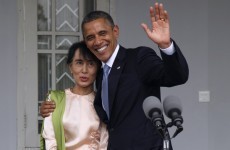 Obama visits Aung San Suu Kyi at home, calls for more reform