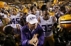 Here's the epic speech one excited American football coach gave this weekend after a narrow win